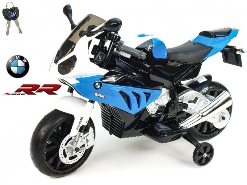 Elektrická motorka pro děti BMW S 1000RR, modrá
