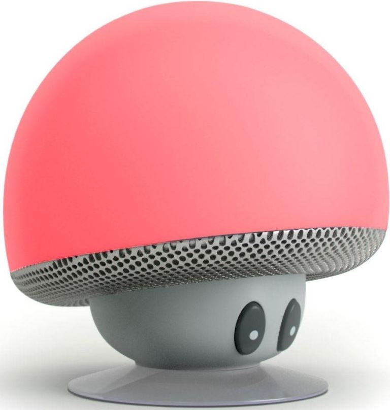 Bluetooth reproduktor Mob Mushroom speaker - red