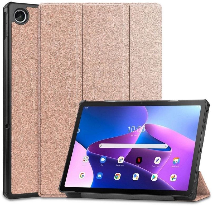Pouzdro na tablet Tech-Protect Smartcase pro Lenovo Tab M10 Plus 10.6'' 3rd Gen, růžové