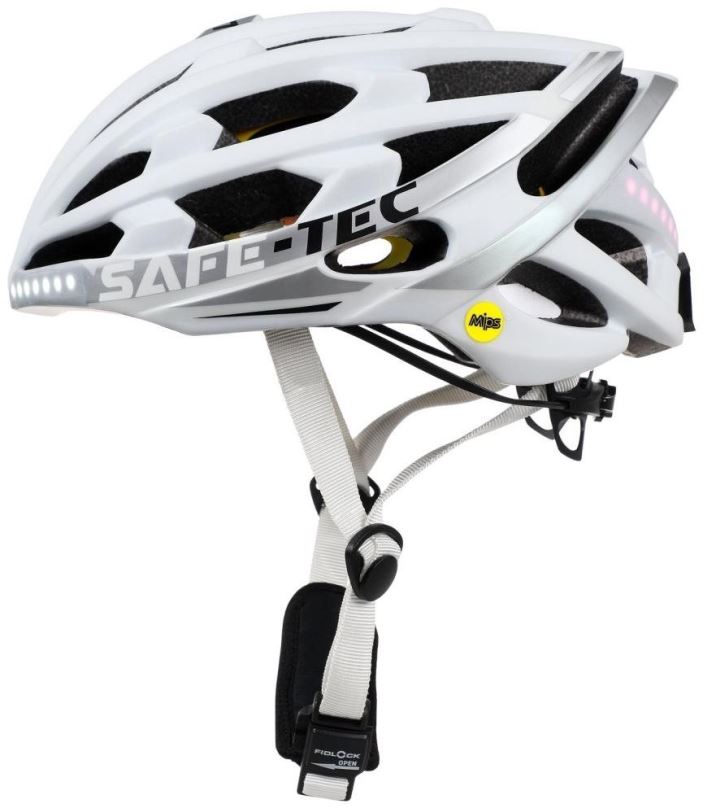 Helma na kolo Varnet Safe-Tec TYR 3 White XL (61cm - 63cm)