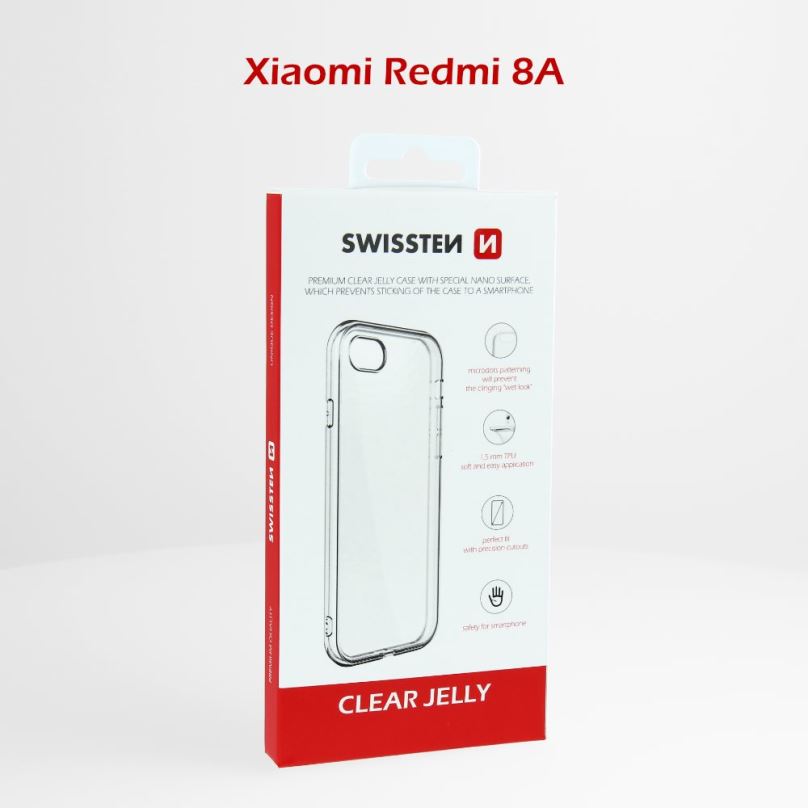 Kryt na mobil Swissten Clear Jelly pro Xiaomi REDMI 8A