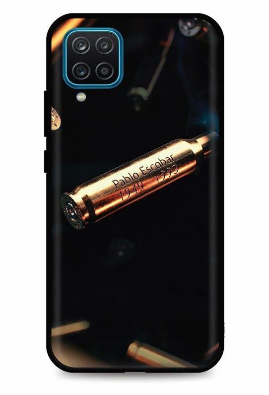 Kryt na mobil TopQ Samsung A12 silikon Pablo Escobar Bullet 56734