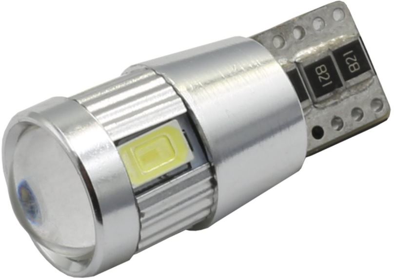 LED autožárovka SEFIS LED žárovka W5W T10 12V 6SMD 5630