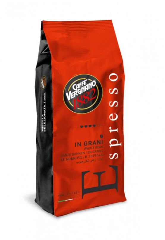 Káva Vergnano Espresso Bar, zrnková, 1000g