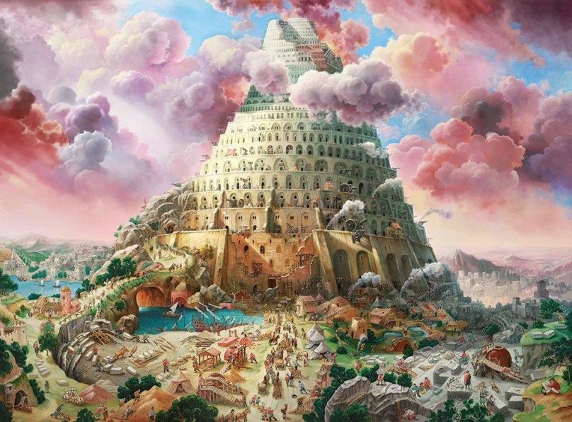 Puzzle Castorland Puzzle Babylonská věž 3000 dílků