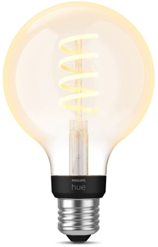 Philips Hue 8719514301481 LED filamentová žárovka G93 1x7W | E27 | 550lm | 2200-4500K - White Ambiance, stmívatelná, Bluetooth