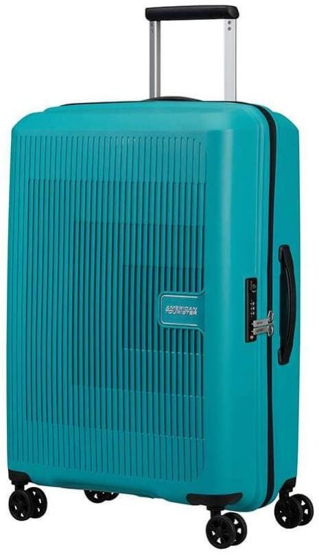 Cestovní kufr American Tourister Aerostep Spinner 68 EXP Turquoise Tonic