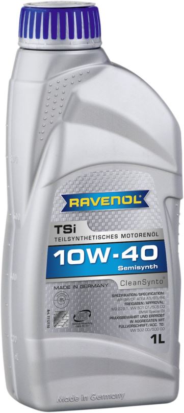 Motorový olej RAVENOL TSi SAE 10W-40; 1 L