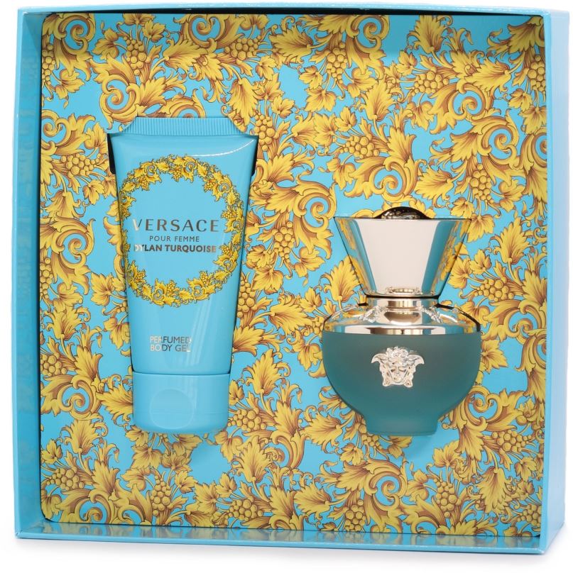 Dárková sada parfémů VERSACE Dylan Turquoise EdT Set 80 ml