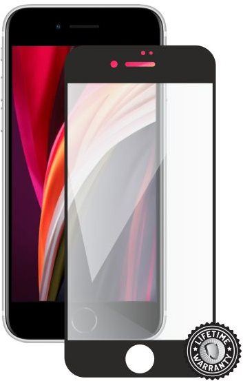 Ochranné sklo Screenshield APPLE iPhone SE 2020 (full COVER black)
