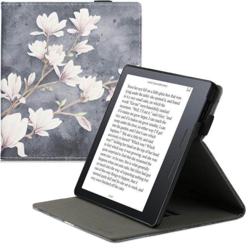Pouzdro na čtečku knih KW Mobile - Magnolias - KW4941803 - pouzdro pro Amazon Kindle Oasis 2/3 - vícebarevné