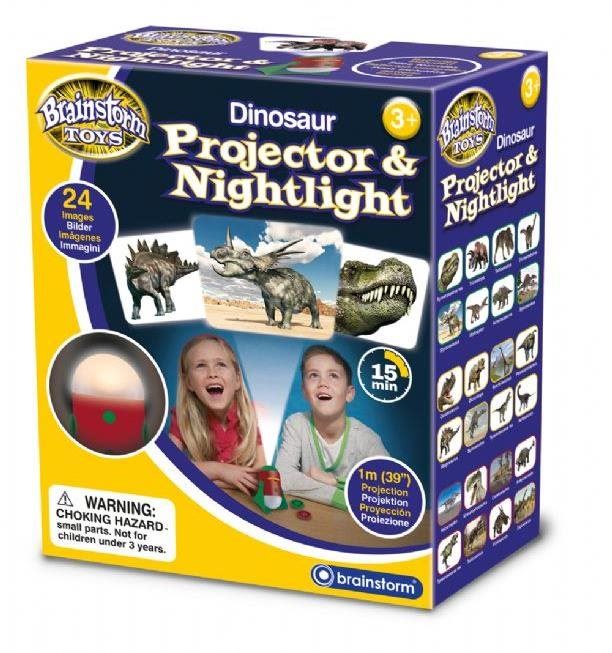 Dětský projektor Brainstorm Toys Dinosauří projektor a noční světlo