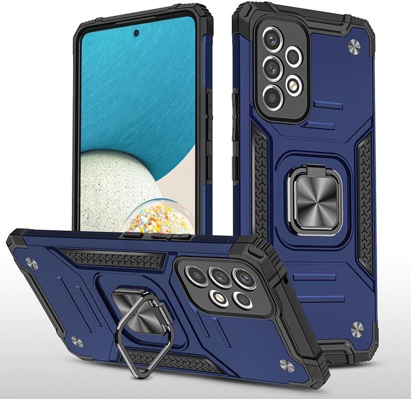 Kryt na mobil Lenuo Union Armor obal pro Samsung Galaxy A33 5G, modrá