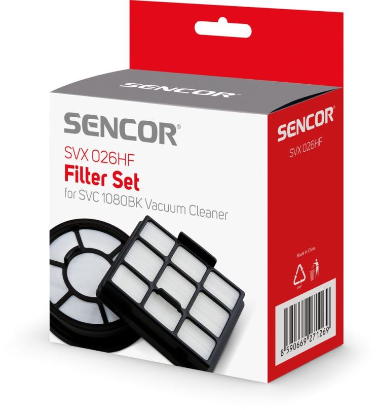 Filtr do vysavače SENCOR SVX 026HF sada filtrů SVC 1080BK
