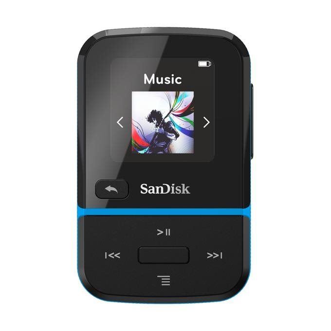 MP3 přehrávač SanDisk MP3 Clip Sport Go2 32 GB, modrá
