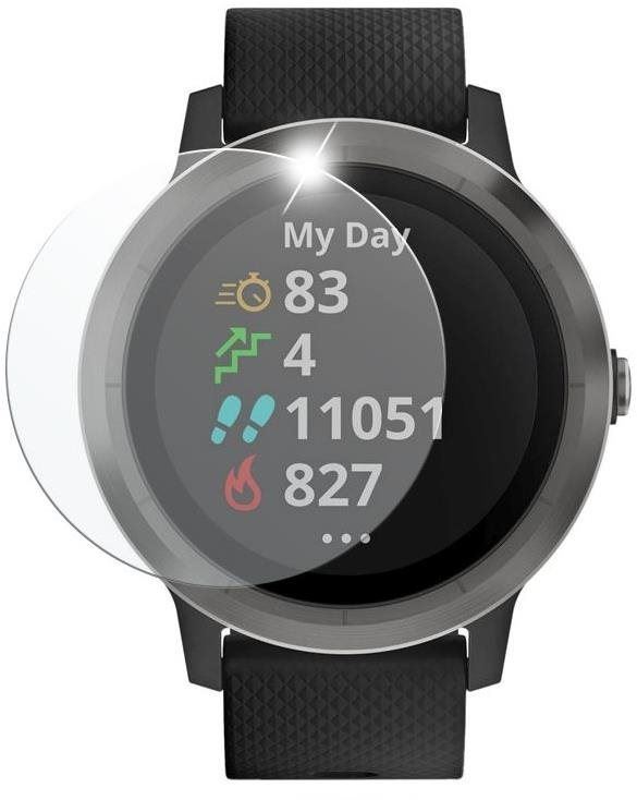 Ochranné sklo FIXED pro smartwatch Garmin vivoActive3 Optic 2 ks v balení čiré