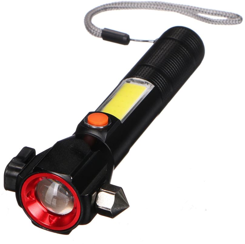 LED svítilna Sixtol Svítilna do auta bezpečnostní s magnetem Car Lamp Safety, 300 lm, Cob LED, USB