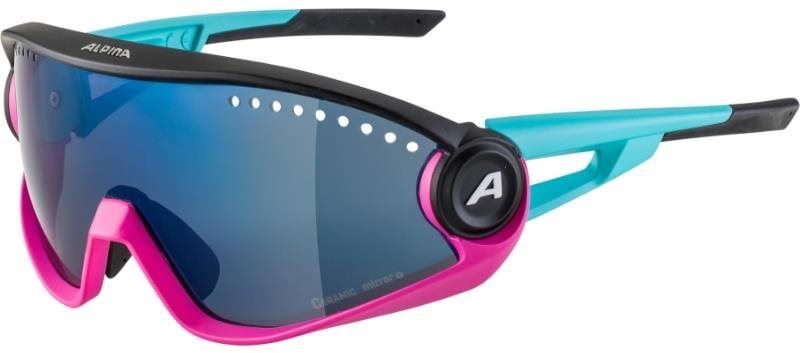 Cyklistické brýle 5W1NG blue-magenta-black matt