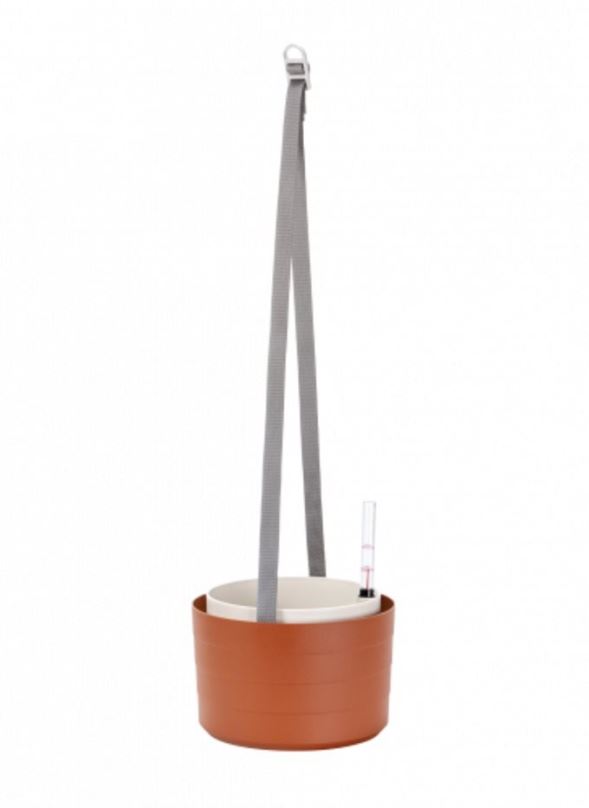 Květináč PLASTIA Květináč samozavlažovací - žardina, BERBERIS, průměr 26cm, terakota + slonová kost