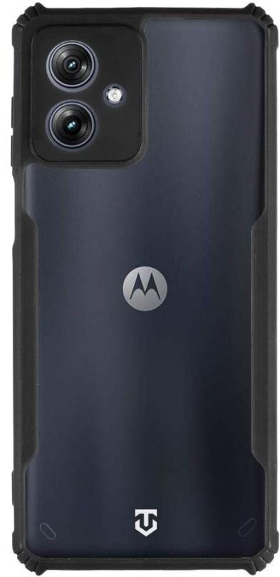 Pouzdro na mobil Tactical Quantum Stealth Kryt pro Motorola G54 5G/Power Edition Clear/Black