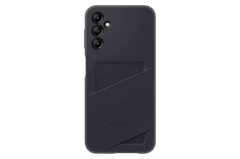 Kryt na mobil Samsung Zadní kryt s kapsou na kartu Galaxy A14 černá