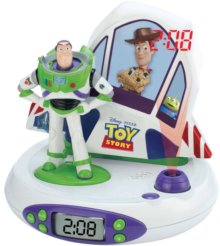Budík Lexibook Toy Story Hodiny s projektorem a zvuky
