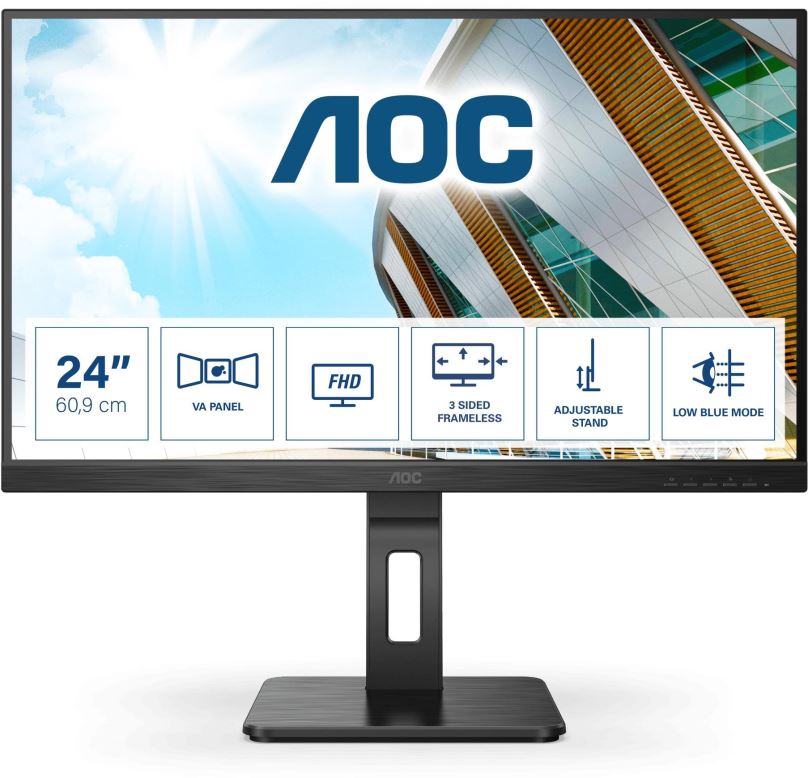 LCD monitor 23,8" AOC 24P2QM
