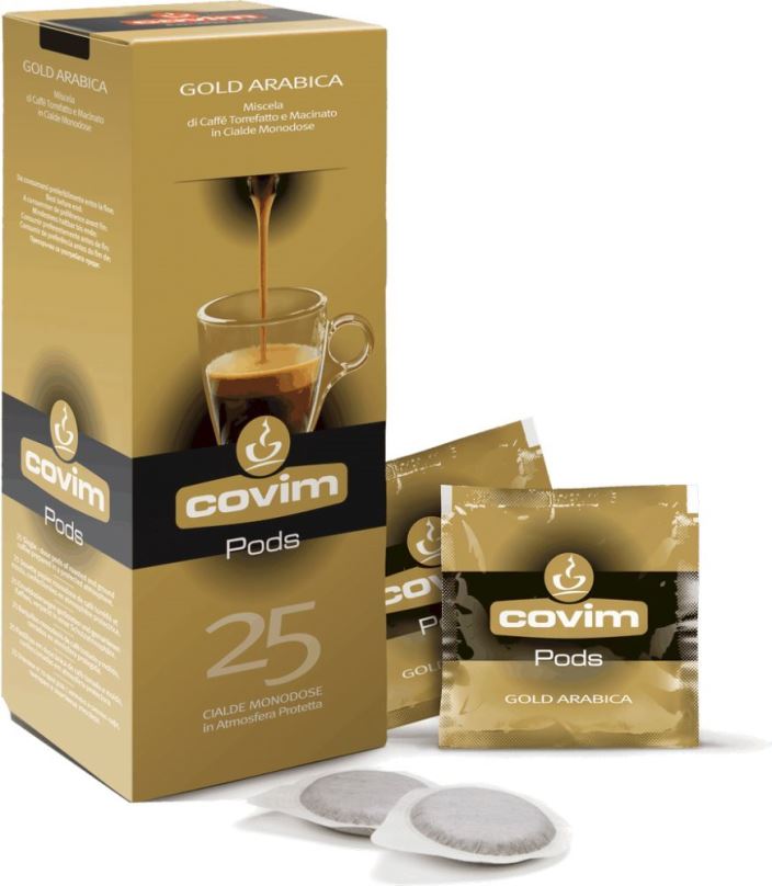 Kávové kapsle Covim Gold Arabica, ESE pody, 25 porcí