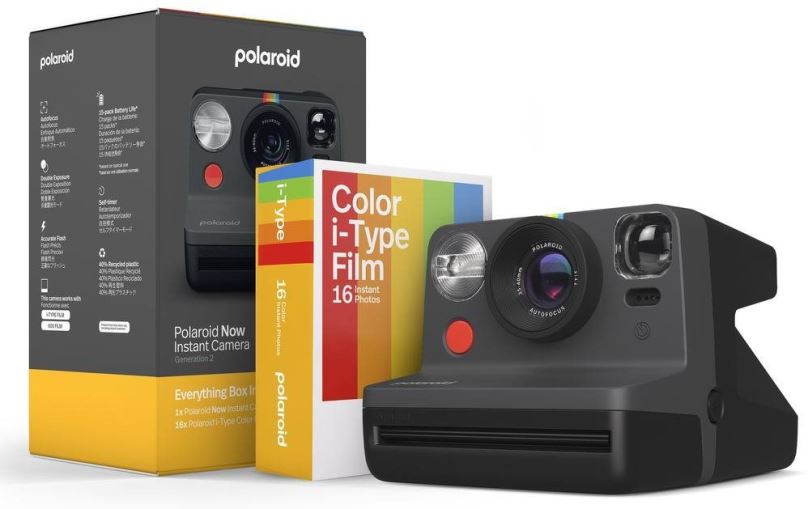 Instantní fotoaparát Polaroid Now Gen 2 E-box Black