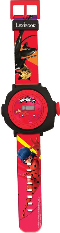 Dětské hodinky Lexibook Digitální projekční hodinky s 20 obrázky k promítání - Miraculous