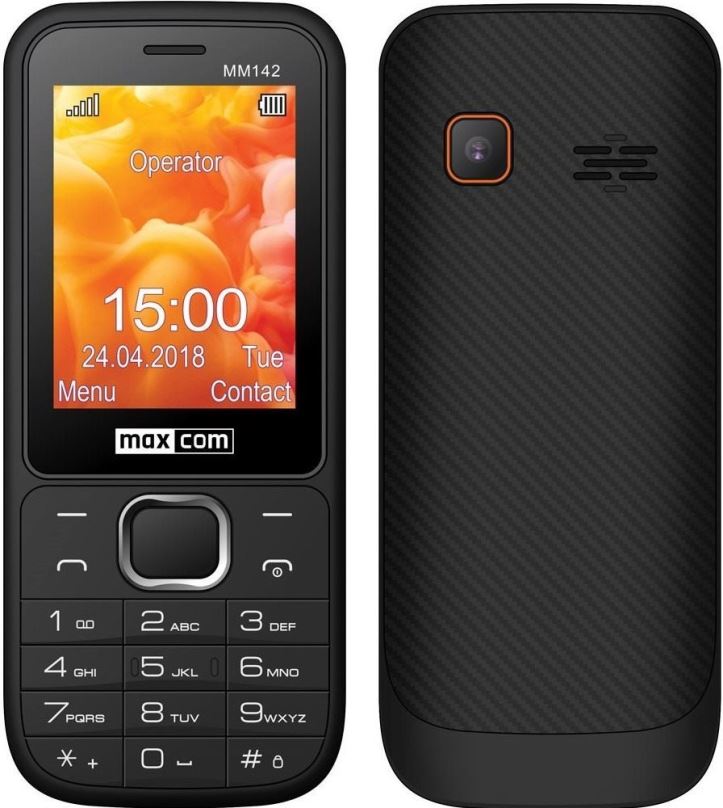 Mobilní telefon Maxcom MM142 černá