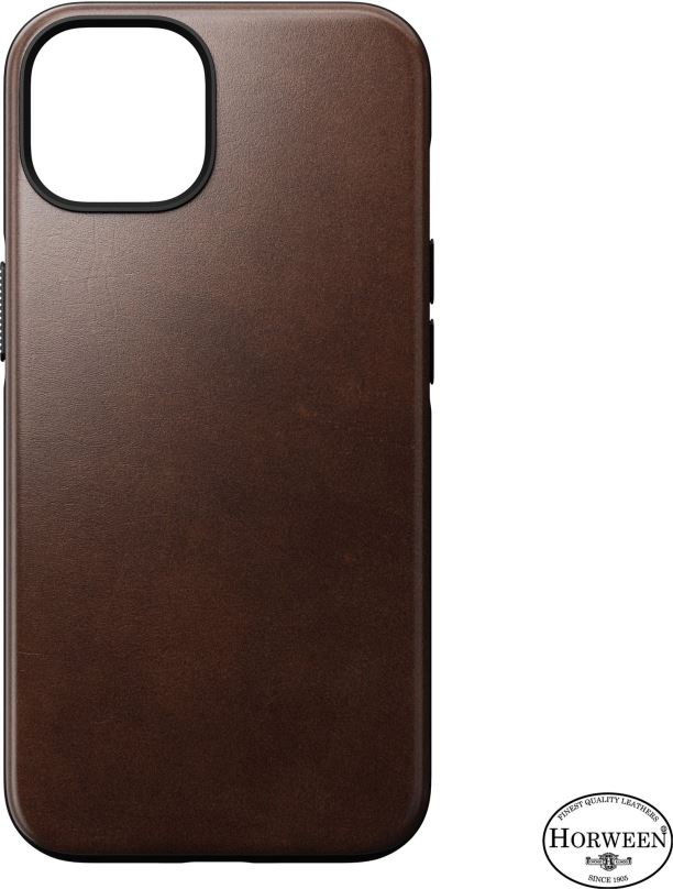 Kryt na mobil Nomad Modern Leather MagSafe Case Brown iPhone 14