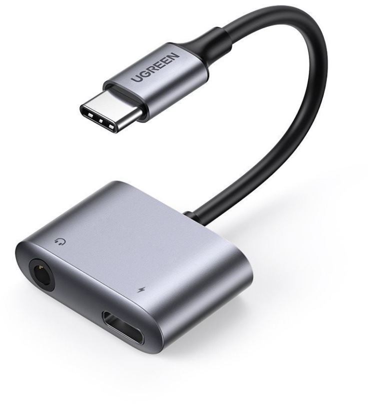 Replikátor portů UGREEN USB-C to 3.5mm Audio Adapter with PD