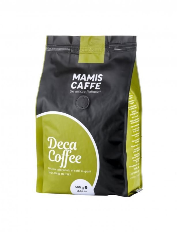 Káva Mami's Caffé bezkofeinová, zrnková, 500g