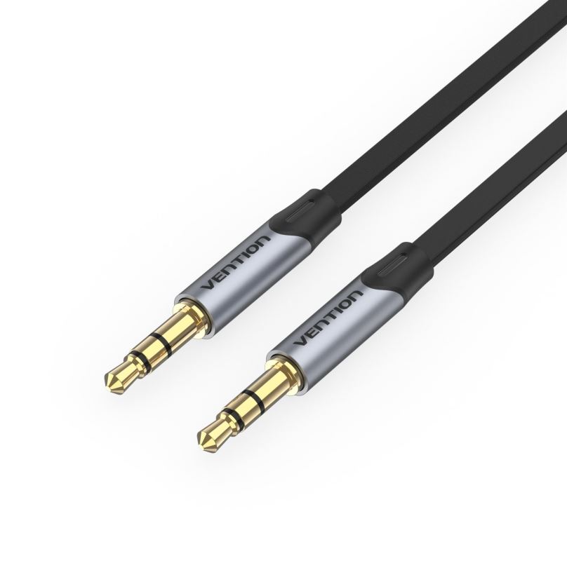 Audio kabel Vention 3.5mm Male to Male Flat Aux Cable 3m Gray
