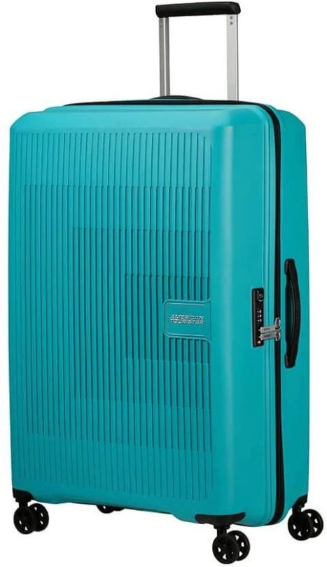 Cestovní kufr American Tourister Aerostep Spinner 77 EXP Turquoise Tonic