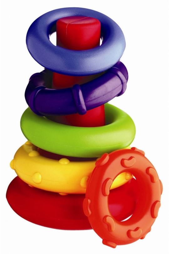 Navlékací kroužky Playgro Plastové navlékací kroužky
