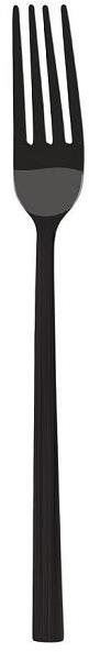 Vidlička Vialli Design Jídelní vidlička, černá