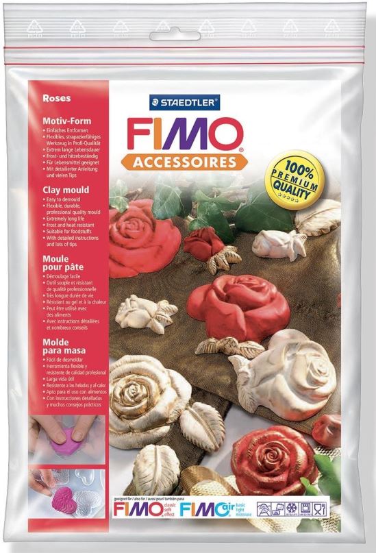 Modelovací hmota FIMO 8742 Silikonová forma „Roses“