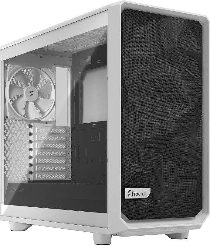 Počítačová skříň Fractal Design Meshify 2 Lite White TG Clear