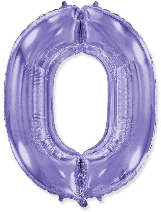 Nafukovací balonek Balón foliový číslice fialová - lila 102 cm - 0