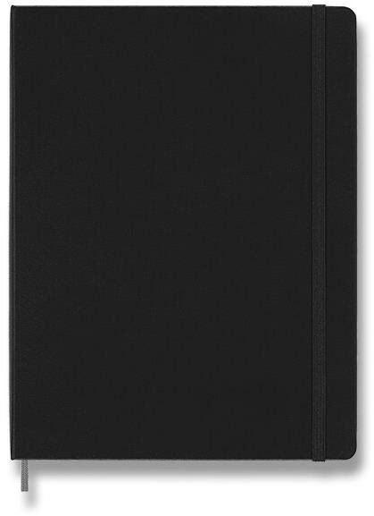 Zápisník MOLESKINE Smart Writing XL, tvrdé desky, linkovaný, černý