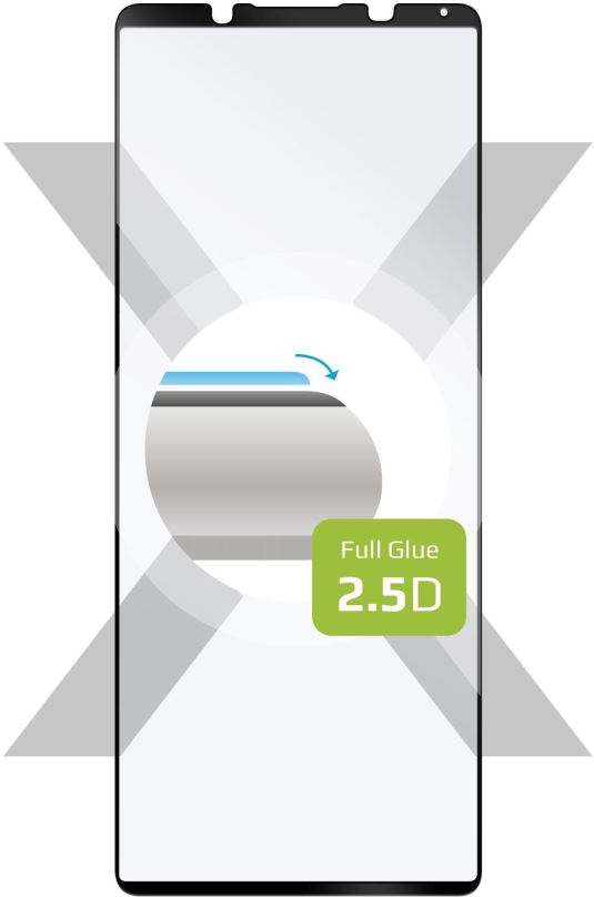 Ochranné sklo FIXED FullGlue-Cover pro Xiaomi Redmi A1/A1S/A1+/A2/A2+ černé