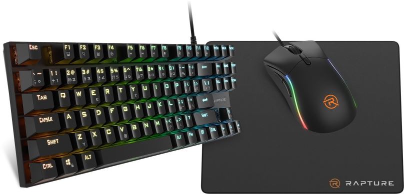 Set klávesnice a myši Rapture STARTER Gaming Set černý