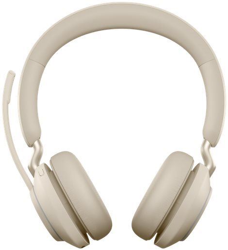 Bezdrátová sluchátka Jabra Evolve2 65 MS Stereo USB-C Beige