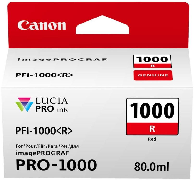 Cartridge Canon PFI-1000R červená