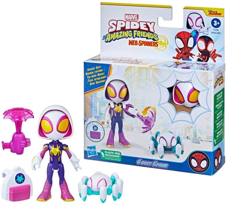 Figurka Spider-Man Spidey and his Amazing Friends Webspinner figurka Ghost Spider