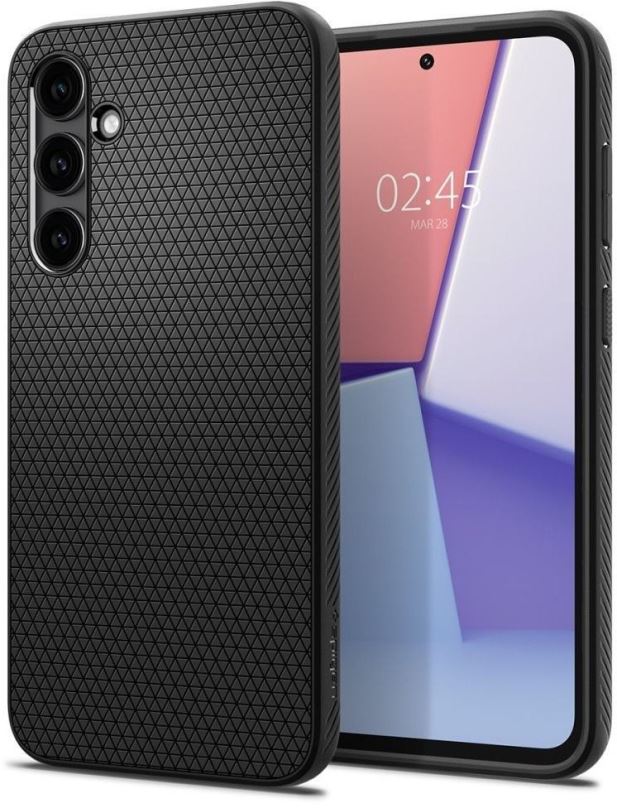 Pouzdro na mobil Spigen Liquid Air Matte Black Samsung Galaxy S23 FE