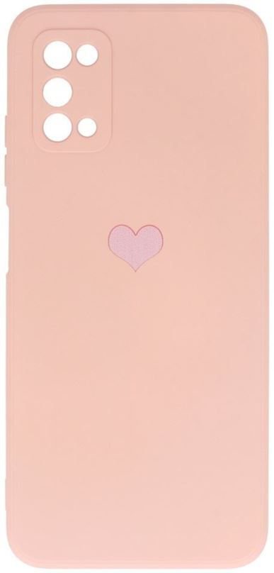 Kryt na mobil Vennus Valentýnské pouzdro Heart pro Samsung Galaxy A03S - růžové