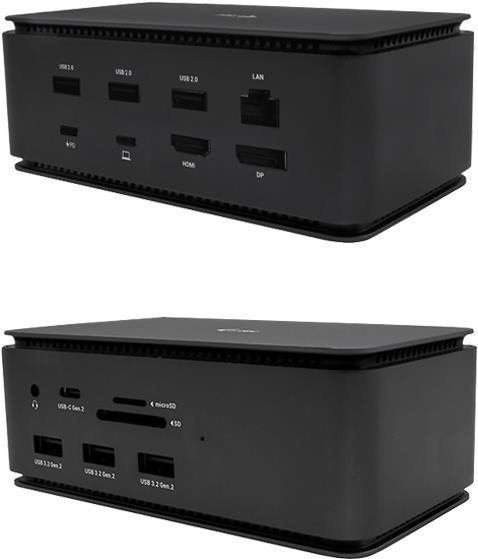 Dokovací stanice i-tec USB4 Metal Docking station Dual 4K HDMI DP, Power Delivery 80W